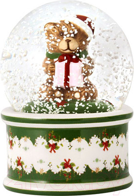 Снежный шар Villeroy & Boch Christmas Toys. Рождественский шар - Медвежонок / 14-8327-6695