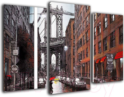 Картина модульная Arthata m-002434 (75x50)