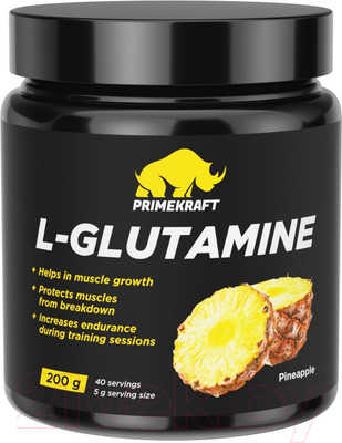 L-глютамин Prime Kraft 200г (ананас)