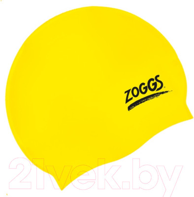 Шапочка для плавания ZoggS Silicone Cap / 300776 (желтый)