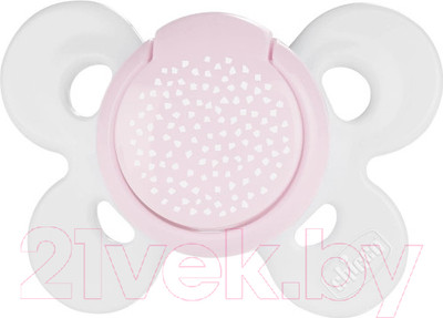 Пустышка Chicco Physio Comfort Снежок / 00074911110000.2 (розовый)