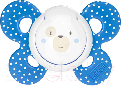 Пустышка Chicco Physio Comfort Собачка / 00074913210000.1 (синий)