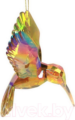 Елочная игрушка Gisela Graham Limited Fantasy Animals Колибри радужный / 12861