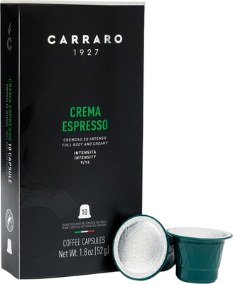 Кофе в капсулах Carraro Crema Espresso стандарта Nespresso (10x5.2г)