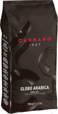 Кофе в зернах Carraro Globo Arabica 100% арабика (1кг)