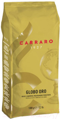 Кофе в зернах Carraro Globo Oro 70% арабика, 30% робуста (1кг)