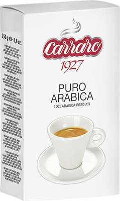 Кофе молотый Carraro Puro Arabica 100% арабика (250г)