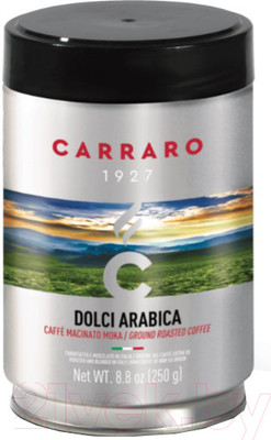 Кофе молотый Carraro Dolci Arabica 100% арабика (250г)