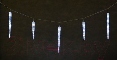 Светодиодная гирлянда VEGAS Сосульки 55131 (2.1м, белый)