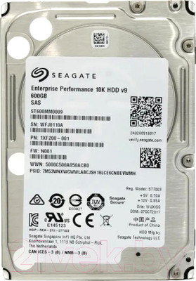 Жесткий диск Seagate 10K SAS 2.0 600Gb (ST600MM0009)