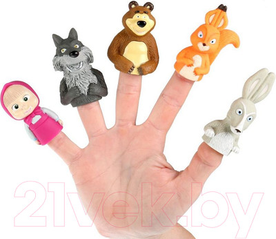 Пальчиковый кукольный театр Капитошка Маша и Медведь / ST-FT1801