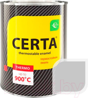 Эмаль Certa Антикоррозийная Термостойкая до 700°С (800г, серебристый)