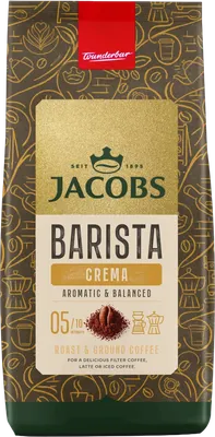 Кофе молотый Jacobs Barista Editions Crema  (230г)