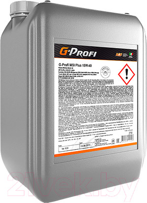 Моторное масло G-Energy G-Profi MSI Plus 15W40 / 253130340 (20л)