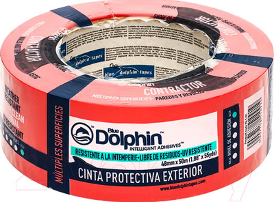 Лента малярная Blue Dolphin Contractor MT-PE R (48ммx50м)