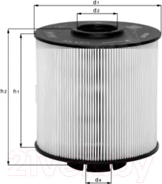 Топливный фильтр Knecht/Mahle KX67/2D