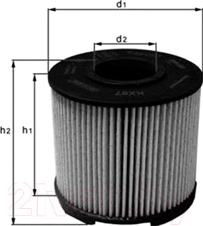 Топливный фильтр Knecht/Mahle KX87D