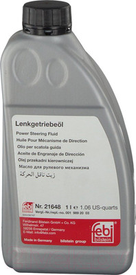 Жидкость гидравлическая Febi Bilstein MB 344.0 / 21648 (1л, светло-коричневый)