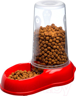 Кормушка-поилка механическая для животных Ferplast Azimut 600 / 71968099 (красный)