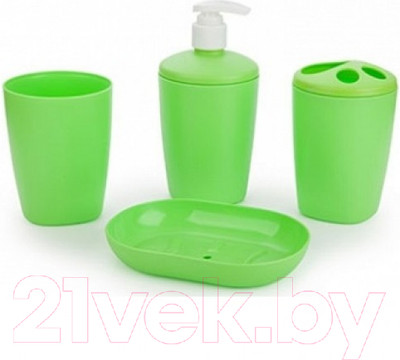 Набор аксессуаров для ванной Berossi Aqua АС 22138000 (салатовый)