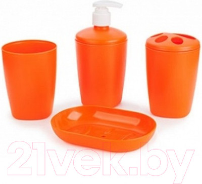 Набор аксессуаров для ванной Berossi Aqua АС 22140000 (оранжевый)