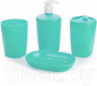 Набор аксессуаров для ванной Berossi Aqua АС 22157000 (мятный)