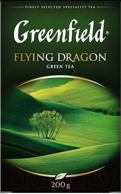 Чай листовой GREENFIELD Flying Dragon зеленый / Nd-00001696 (200г)