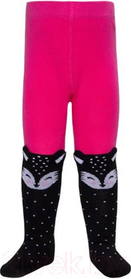 Колготки детские Conte Kids Tip-Top 573 (р.116-122, черный/фуксия)