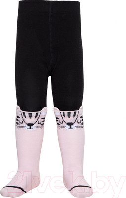 Колготки детские Conte Kids Tip-Top 572 (р.80-86, черный/светло-розовый)
