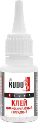 Клей Kudo Proff цианоакрилатный секундный / SMB-020 (20г)
