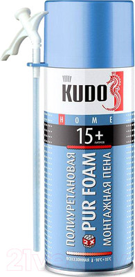 Пена монтажная Kudo KUPH05U15+ Бытовая всесезонная (520мл)