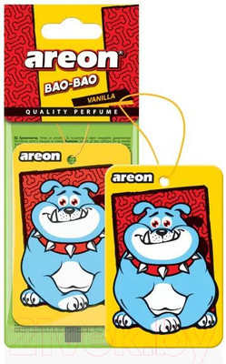 Ароматизатор автомобильный Areon Baobao Vanilla / ARE-BAO