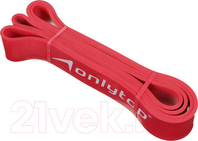 Эспандер Onlytop 17-54кг 208x4.4x0.5 / 1865798 (красный)