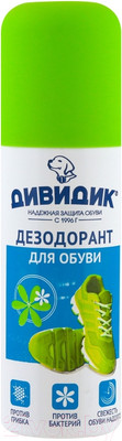 Дезодорант для обуви Дивидик Для кожи и текстиля (125мл)