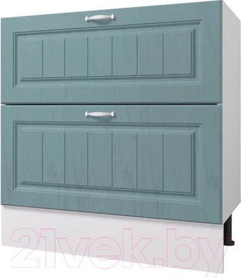 Шкаф-стол кухонный Горизонт Мебель Принцесса 80 2 ящика (мурено)