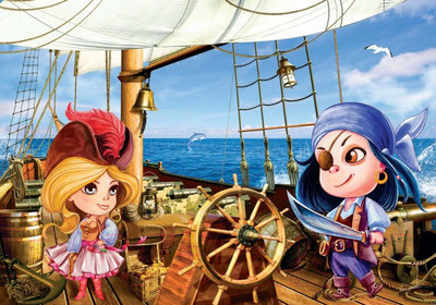 Фотообои листовые Твоя планета Люкс Пираты (194x136)