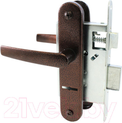 Замок врезной Птимаш ЗВ9-4.08 / ЗВ9 (медь)