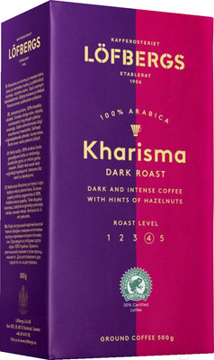 Кофе молотый Lofbergs Kharisma (500г)