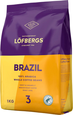Кофе в зернах Lofbergs Brazil  (1кг)