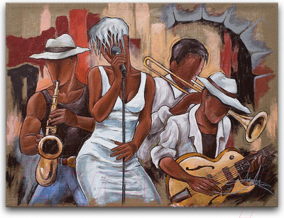 Картина Orlix Джаз-бэнд / CA-00158