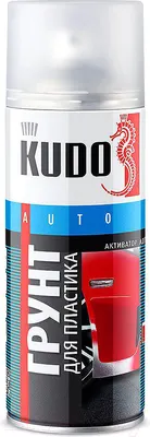 Грунтовка автомобильная Kudo Для пластика KU-6000 (520мл, прозрачный)