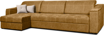 Диван угловой Анмикс Бергамо (золотой велюр)