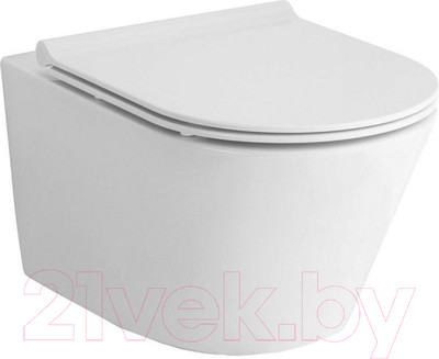 Унитаз подвесной Lucco Avva Rim ART 100314-101 (с крышкой)