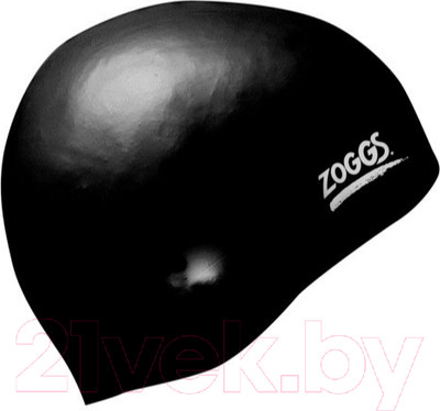 Шапочка для плавания ZoggS Easy Fit Silicone Cap / 304624 (черный)
