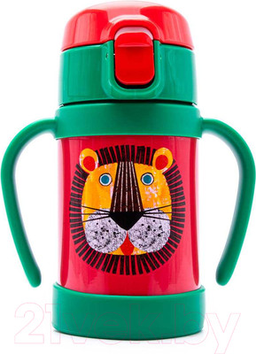 Термос для напитков Tiger MCK-A280 (280мл, лев)