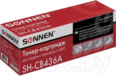 Картридж Sonnen SH-CB436A / 362429