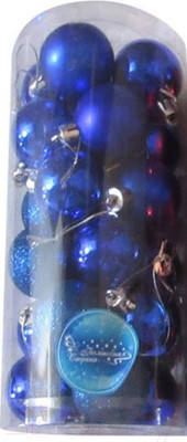 Набор шаров новогодних Волшебная страна SYCB17-634 / 003414 (24шт)