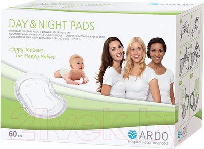 Прокладки для бюстгальтера ARDO Day&Night Pads 63.00.185 (60шт)