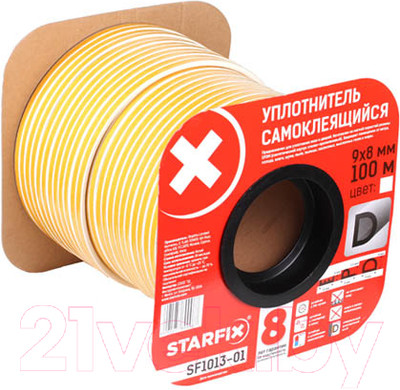 Лента уплотнительная Starfix D SF1013-01 (белый)