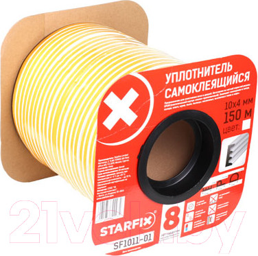 Лента уплотнительная Starfix SF1011-01 E (белый)